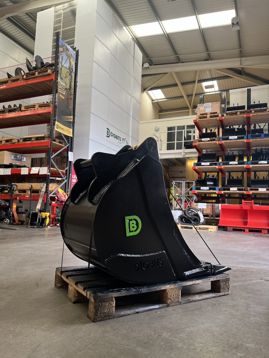 Digging bucket with custom underblade option. We build 100% of our buckets in-house - so, given a little time, everything can be made as the customer requires it.