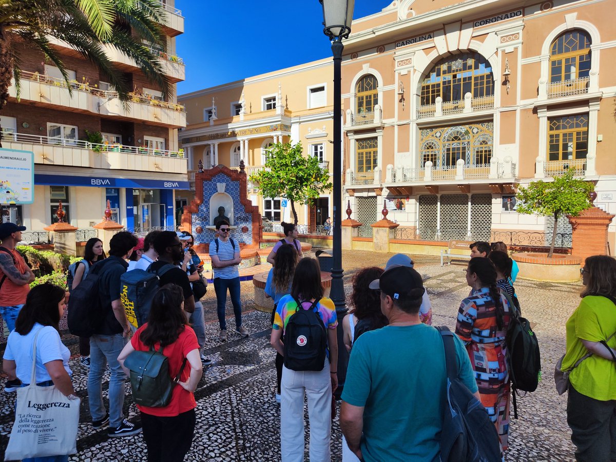 🌟 ¡Segundo día del Eurocamp en #Almendralejo! 🌟 Hoy continuamos con actividades al aire libre y más sesiones de trabajo colaborativo. ¡Sigue nuestros avances! #Eurocamp #PlaceOut #EconomíaSocial