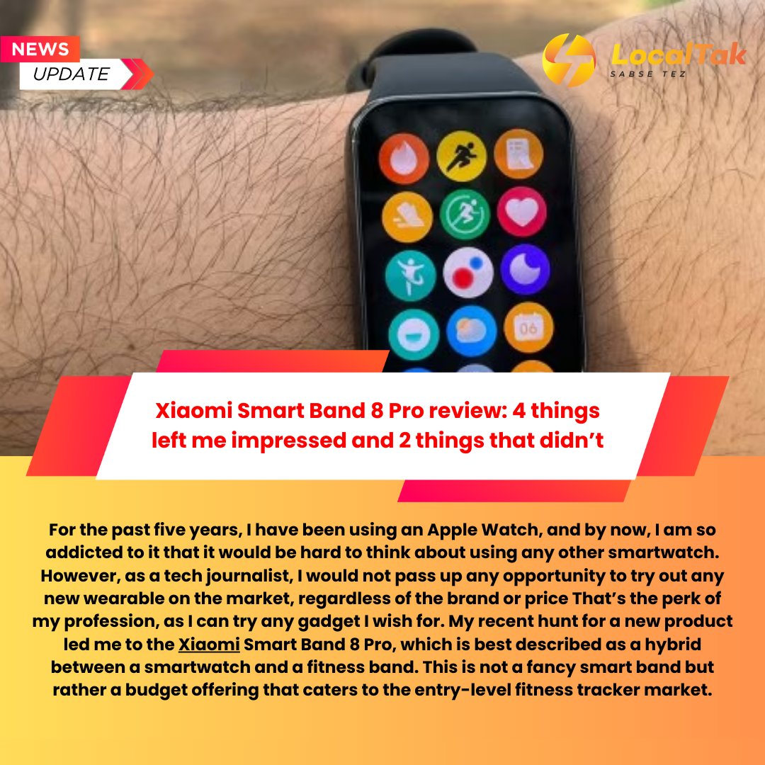 Xiaomi Smart Band 8 pro review........

#xiaomi #xiaomiwatch #xiaomiwatch8pro #watchcollector #watchoftheday #xiaomiwatch8 #watchsmartphones #smartwatch #smartwatches #smartwatchandroid #androidwatch #androidwatchesforsale #andriodwatch