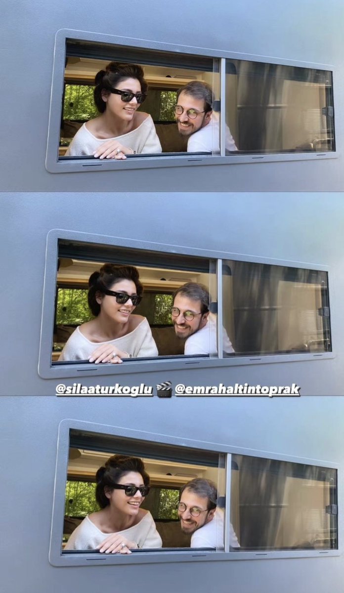 #KızılcıkŞerbeti dizisinin yıldızı #SilaTürkoğlu ve #EmrahAltıntoprak setten paylaşım yaptı