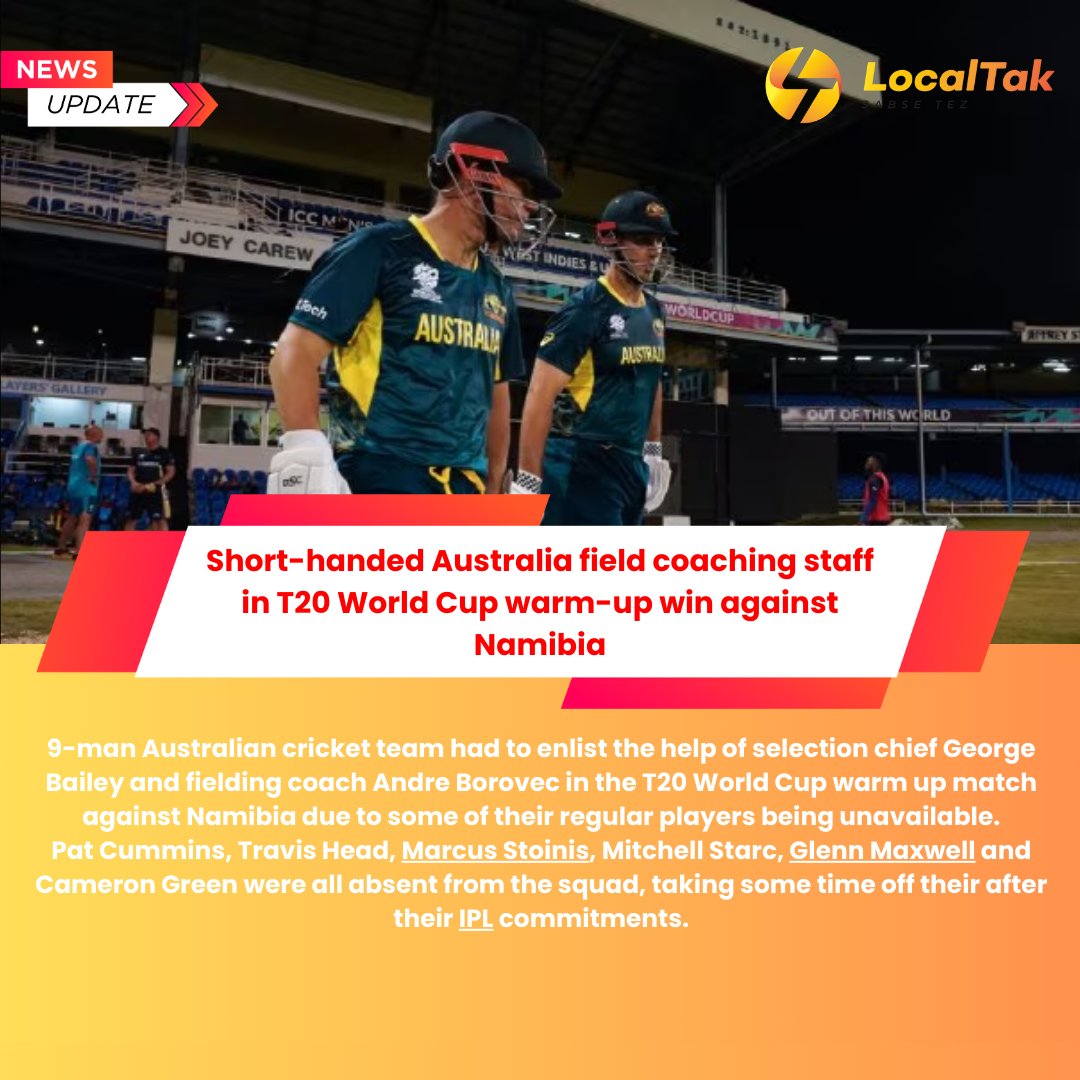 Australia in T20 world cup.........

#australiacricketteam #t20worldcup #t20cricket #t20cricketmatch #t20cricketworldcup #iplt20matches #iplcricketlive #SixesAndBoundaries #CenturyChasers #CreaseConfessions #MatchMoments #cricketlover #cricketer #cricketlovers