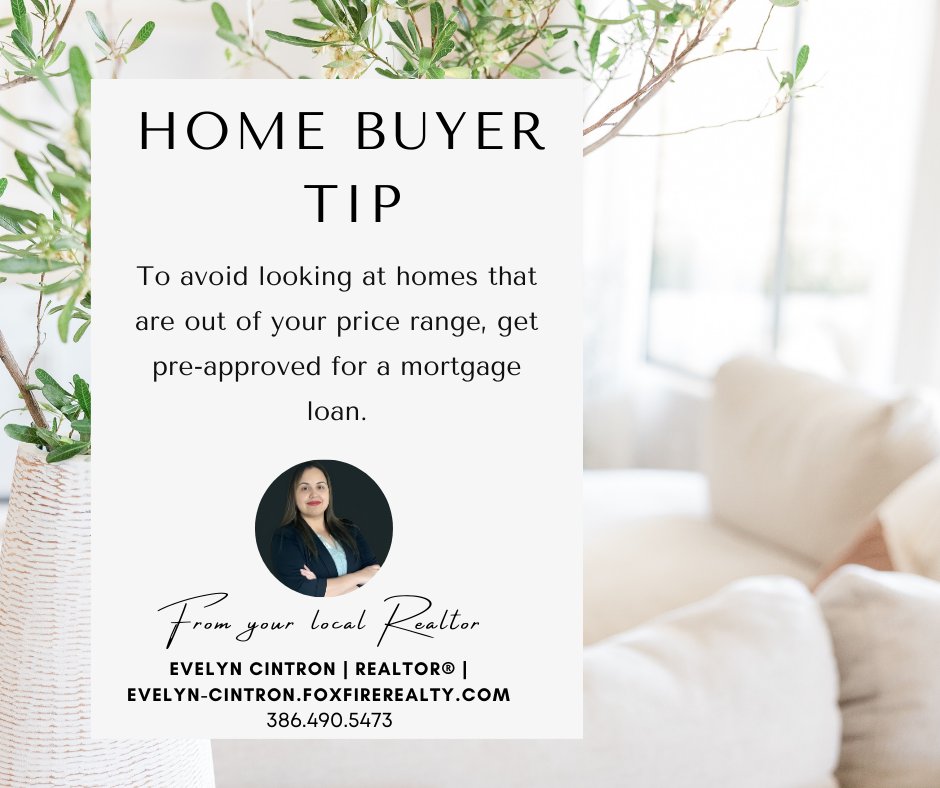 🏡💼 Buyer Tip: Get pre-approved to stay on track! 📝✅ Before you start your home search, get pre-approved for a mortgage loan. This ensures you're looking at homes within your budget, saving you time and frustration. Plus, it shows sellers you're serious. #BuyerTip #PreApproval