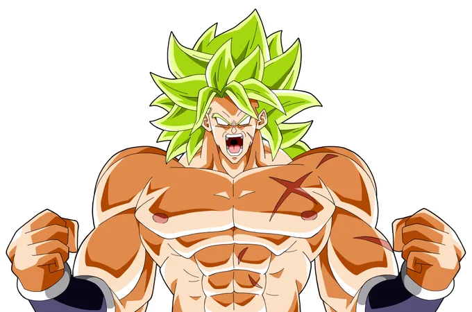 #ドラゴンボール #ブロリー 久しぶりにブロリーBRを描いて みました、何なりとご覧ください。