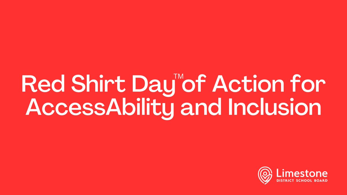 Wear red to create a visible display of solidarity to show their support for persons & families of those who are living with disabilities, celebrate the achievements of people living with disabilities, & pledge commitment to help create a fully accessible & inclusive society.