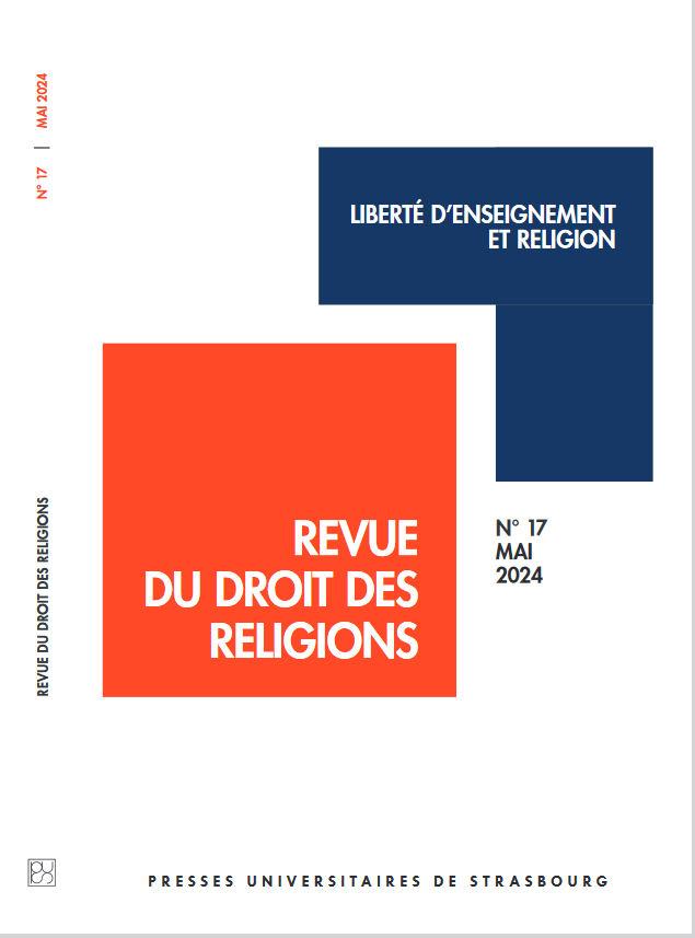 📢Le dernier numéro de l'incontournable Revue du droit des religions est sorti ! 

💡Ce numéro dirigé par Frédéric Dieu est consacré à la thématique "Liberté enseignement et religion" 

🔎Entièrement disponible en ligne : lnkd.in/dAmSEDwy

@fcurtit 
<a href="/unistra/">-</a> <a href="/CNRS_Alsace/">CNRS Alsace</a>