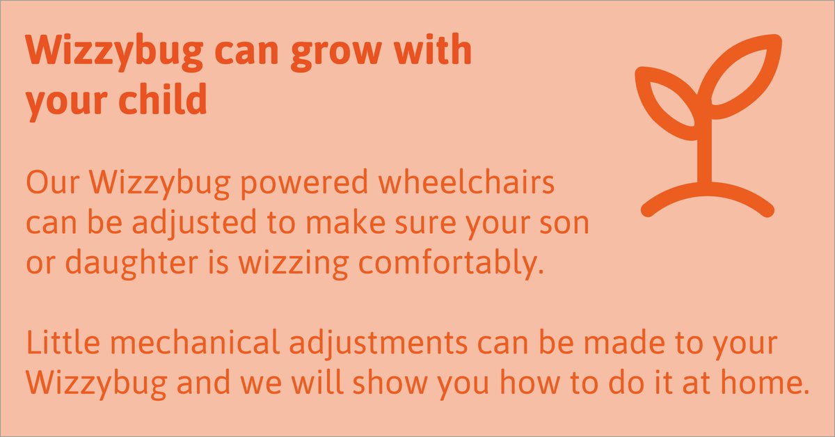 Wizzybug powered wheelchairs are suitable for children aged 14 months+ and can be adjusted as your child grows so Wizzybug grows with them!
It’s all small mechanical tweaks which can be done yourself at home. So, the earlier a child gets one, the better😊designability.org.uk/assistive-solu…