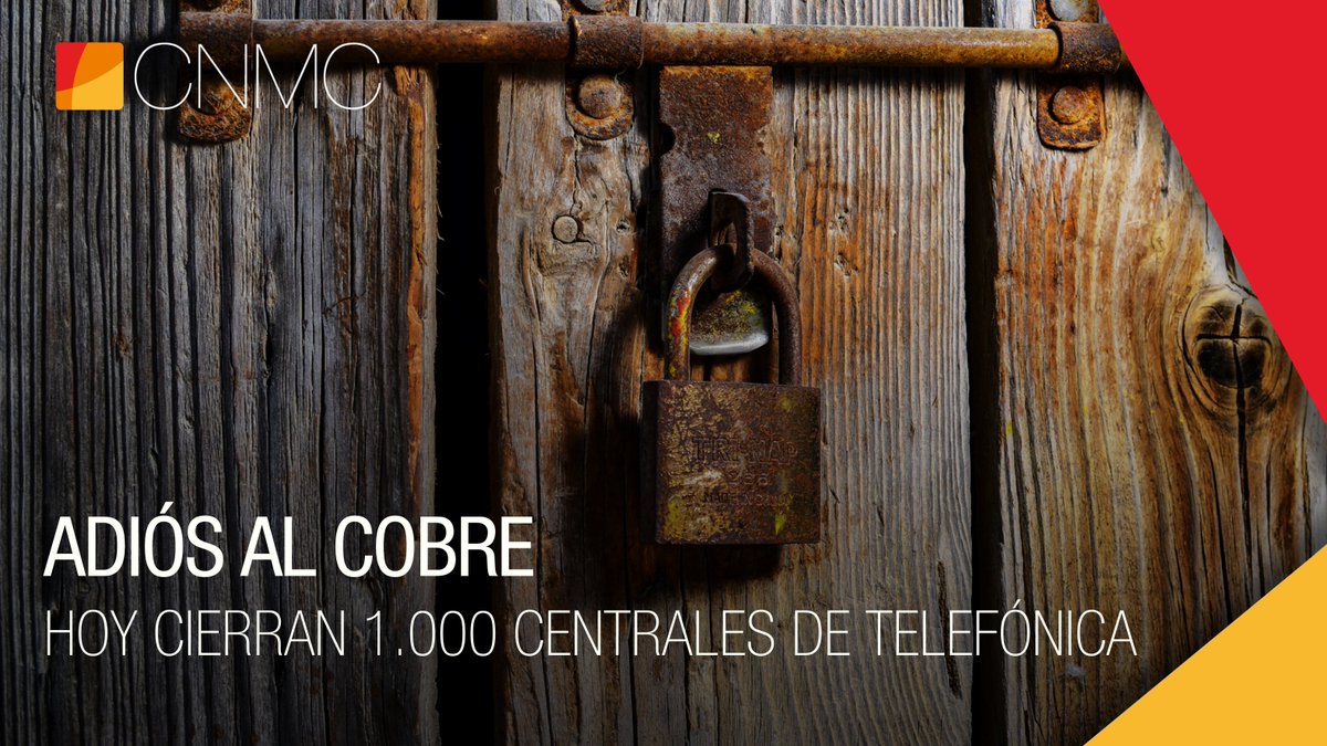 📅 29 de mayo de 2024, ¡una fecha clave para la #CNMC! Hoy cerrarán definitivamente más de 1.000 centrales de cobre, acercándonos al apagado total en 2026.

Sin duda, el adiós a una era de las #Telecomunicaciones en España. 📡🔌

Más información: bit.ly/Blog-adios-al-…