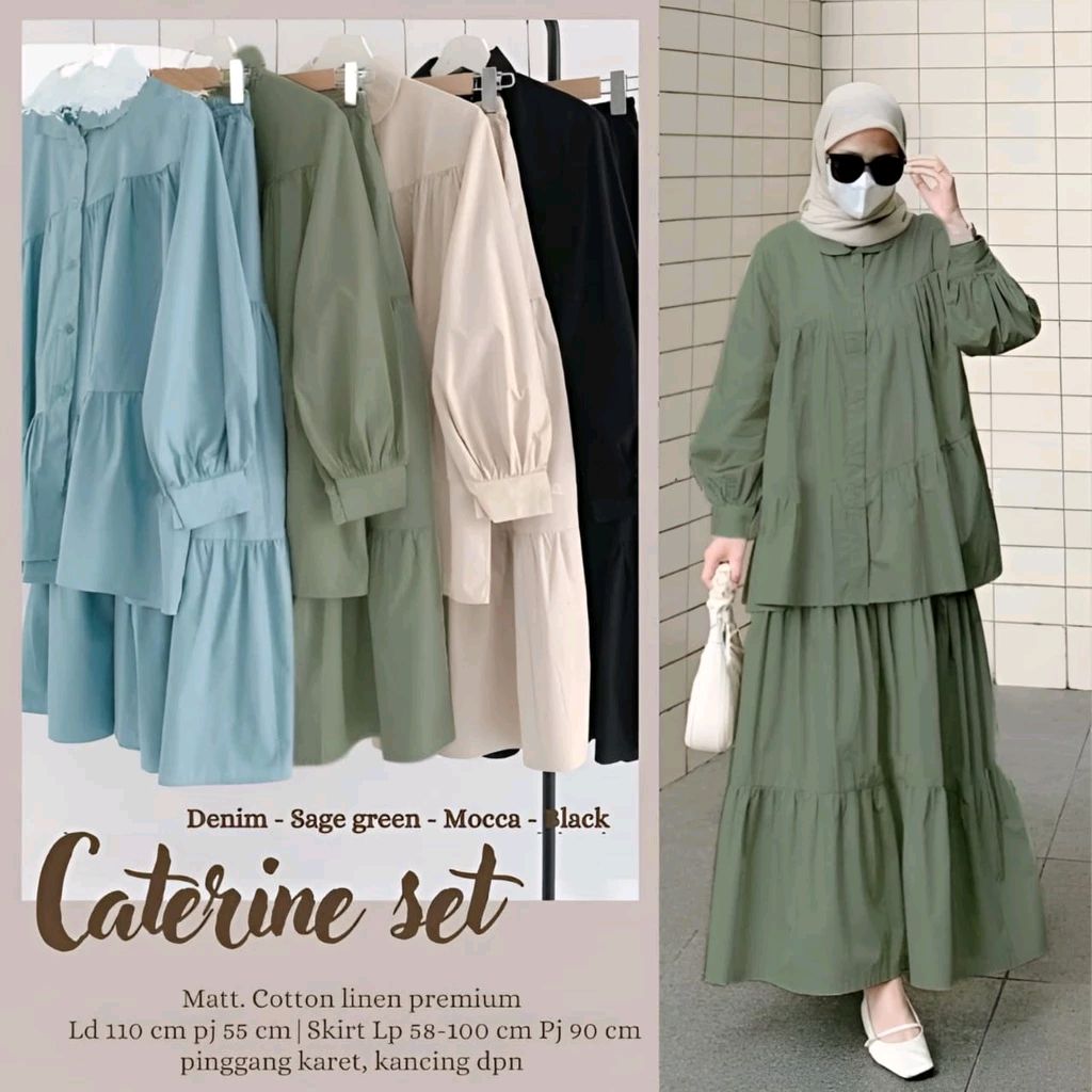 mirantimu's tweet photo. Cek Vallina Outfit - Caterine Set 2in1 Setelan Rok Wanita Muslim Remaja Linen Rami Premium Kekinian Terbaru dengan harga Rp72.900. Dapatkan di Shopee sekarang! https://t.co/d1TSJpqEaQ https://t.co/ST8hlqMSJp