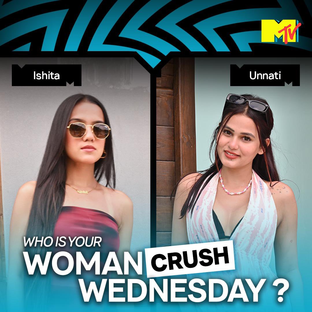 Would you swipe left or right 😅 #MTVIndia #WomenCrushWednesday #MTVSplisvilla #Qomwn #Crush #Beautiful