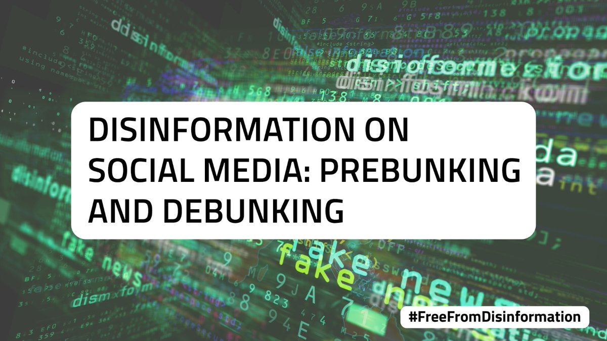 🔎 Have you ever heard of #debunking and #prebunking? These are strategies of #factchecking information to counter #disinformation. Learn more on @RaiPlay👉 raiplay.it/video/2024/05/… #FreeFromDisinformation #VerifiedInformation #FakeNews @IDMO_it