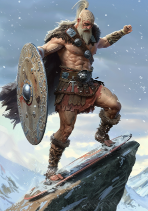 RaoulMcLaughlin's tweet photo. @ClassAssocNI   Weaponized Ancient Germanic Snowboarding? 😳Plutarch: "Meanwhile, the enemy were approaching the main Roman encampment in the mountain passes held by Catulus. They were so bold and contemptful of the Romans that they endured snow-storms without protective clothing. This was a display of their daring and strength. They endured routes through ice and deep snow up to the mountain summits. Then, placing their shields under them, they slid down the smooth mountainsides between deeply fissured cliffs." (Plutarch, Marius, 23).