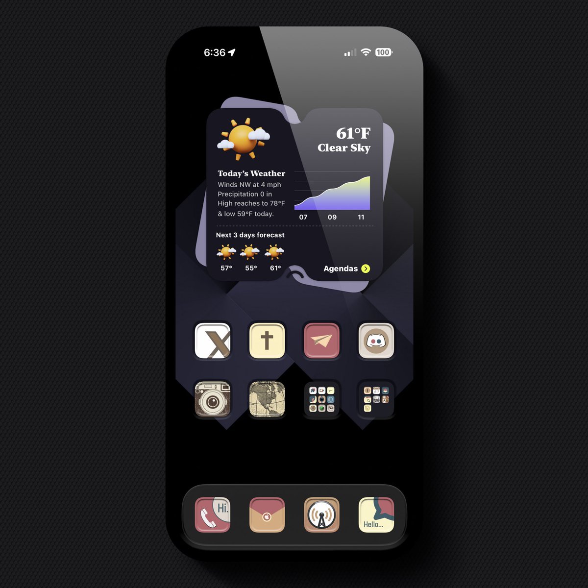 tombowie's tweet image. Beautiful #DARK #Widgy #StackView by @Kmokhtar79 - you can grab here 👉🏼 aryamod.gumroad.com/l/StackView
#Apple #iOS1751 #iPhone15PM
#TeamNatty #NoJailBreak #Widgy #MockupM #ShowAE
@SeanKly
@TeboulDavid1
@MyLoveJewels
@noir_arts
@Attairdu57slm