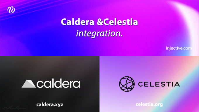 1/8. Caldera & Celestia integration. 

@CelestiaOrg stands out as a revolutionary leader in modular data availability. 

@CelestiaOrg  @Calderaxyz @injective #njective