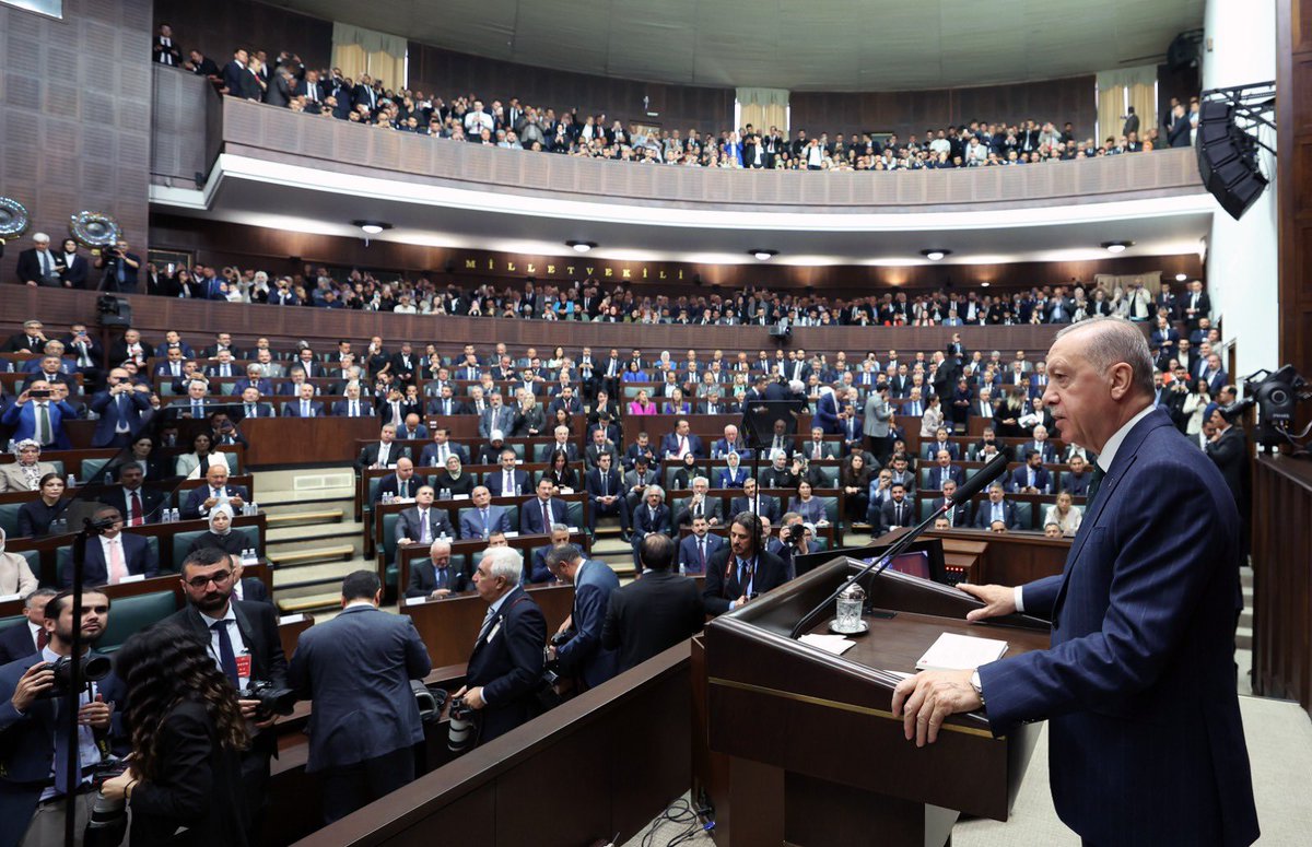 📍TBMM

Cumhurbaşkanımız ve Genel Başkanımız Sayın <a href="/RTErdogan/">Recep Tayyip Erdoğan</a>’ın teşrif ve hitapları ile Haftalık Olağan Grup Toplantımızı gerçekleştirdik.

Toplantımızın ülkemiz ve milletimiz için hayırlara vesile olmasını biliyorum.