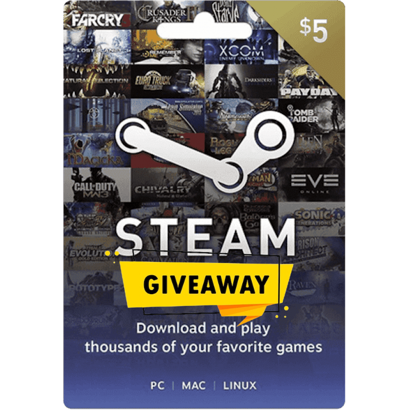 SteamGamesPC's tweet image. 🎁#GIVEAWAY - "$5 STEAM WALLET GIFT CARD"🎁

How to enter:👇
✅Follow @SteamGamesPC, @FreePCG &amp;amp; @PCGDeals
🔁RT +❤️Like

🗓️Winner will be announced June 1st

📧DM me to sponsor a giveaway like this.
#SteamWallet #GiftCard #SteamGift #SteamCard #Steam #SteamKey #SteamGame