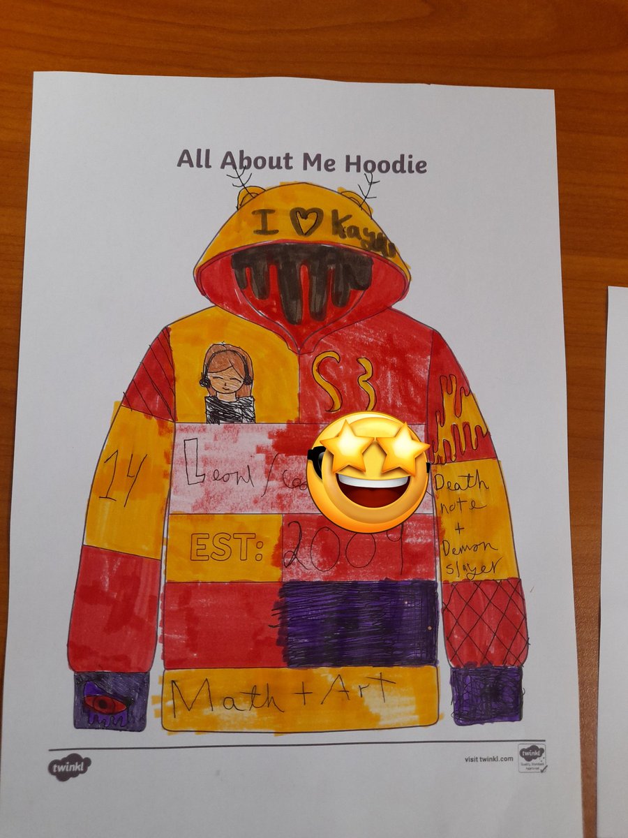 Our Tuesday group enjoyed designing their own 'All about me' sneakers &amp; hoodies ☺ 
We also had lots of laughs playing our new game - taco cat goat cheese pizza 🌮