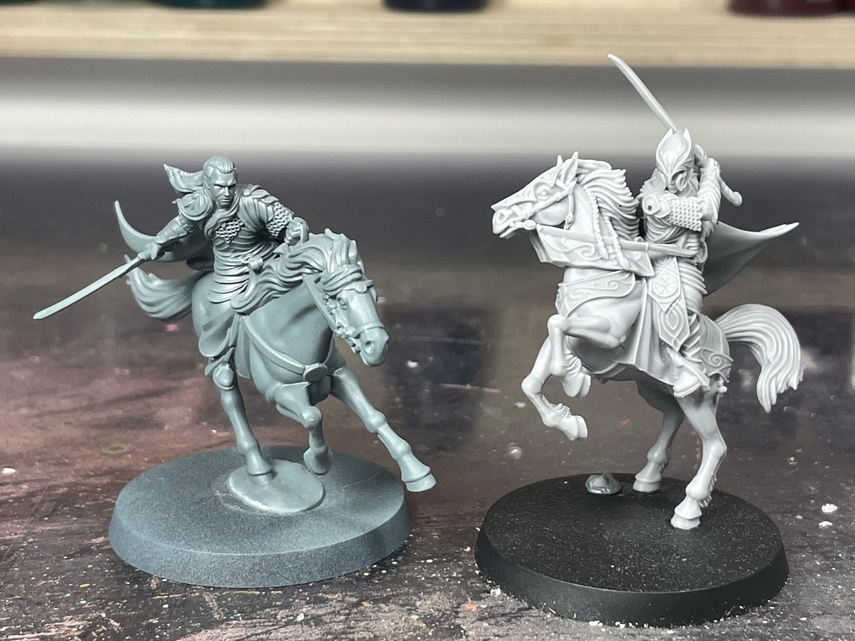 Going back to what first got me into the hobby all those years ago, MESBG! Going for a fully mounted Rivendell army, I don’t know if it’s any good but it sure looks cool!

#WarhammerCommunity