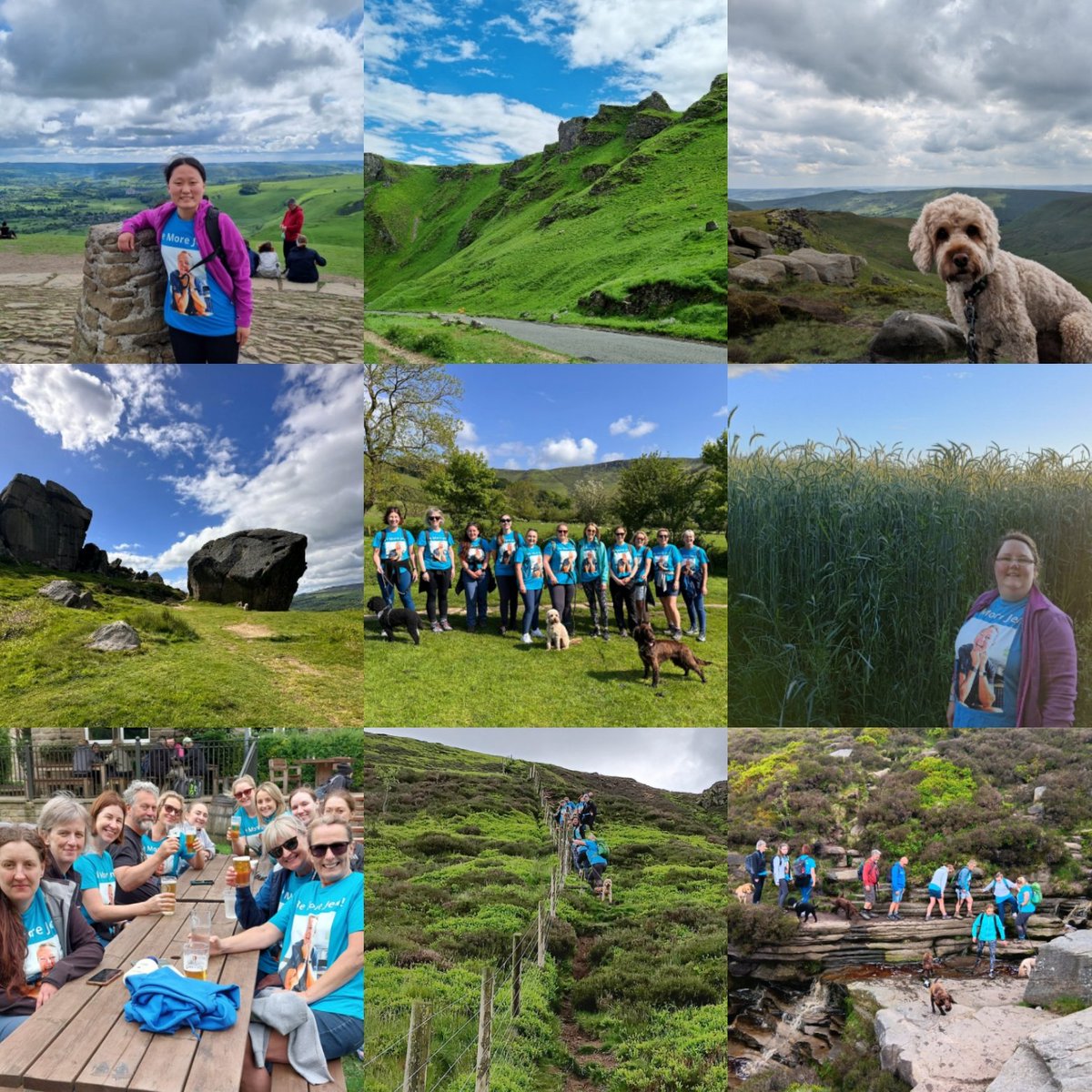MY Therapy Community Neurology Team (@mytherapyneuro) on Twitter photo We've had a busy few days of walking for our #3000milesinmay challenge. We completed a team hike on Saturday in Derbyshire + are on the final push! We have walked 2941 miles so far + raised Β£1210 for <a href="/CR_UK/">Cancer Research UK</a> + in memory of our wonderful friend + colleague, Jen Muston β€οΈ #bemorejen We've had a busy few days of walking for our #3000milesinmay challenge. We completed a team hike on Saturday in Derbyshire + are on the final push! We have walked 2941 miles so far + raised Β£1210 for <a href="/CR_UK/">Cancer Research UK</a> + in memory of our wonderful friend + colleague, Jen Muston β€οΈ #bemorejen