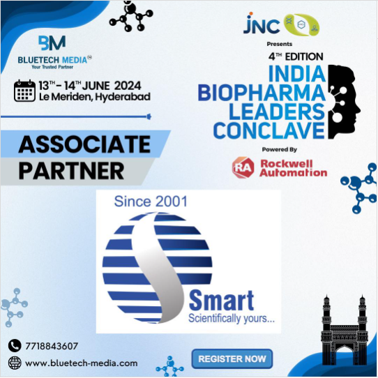 SmartLabTech2's tweet photo. We're thrilled to announce that Smart Labtech is participating as an Associate Partner in the 4th Edition of the India Biopharma Leaders Conclave. Together, we're set to embark on a journey to explore "New Horizons in Biopharma, Biosimilars, &amp; Biologics!" https://t.co/zhkr0F262H