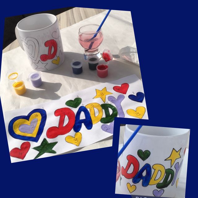Fathers Day
Fathers Day is on June 16th this year. Why not paint a mug for Daddy , its very easy we supply Pebeo manufactured baking paints, paint by numbers colour coded guide, a mug with pre-printed design, paintbrush and instructions.
#dreamairshop #fathersday #lovedad