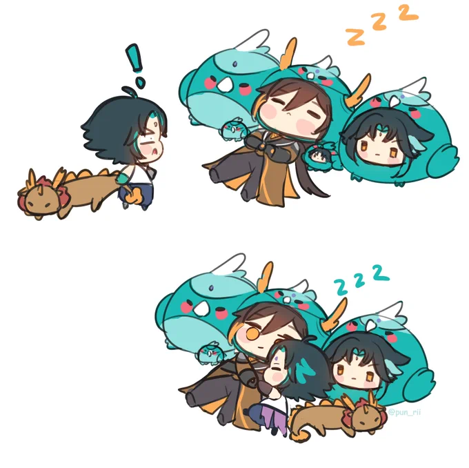 Many Xiao ! #xiao #zhongli 