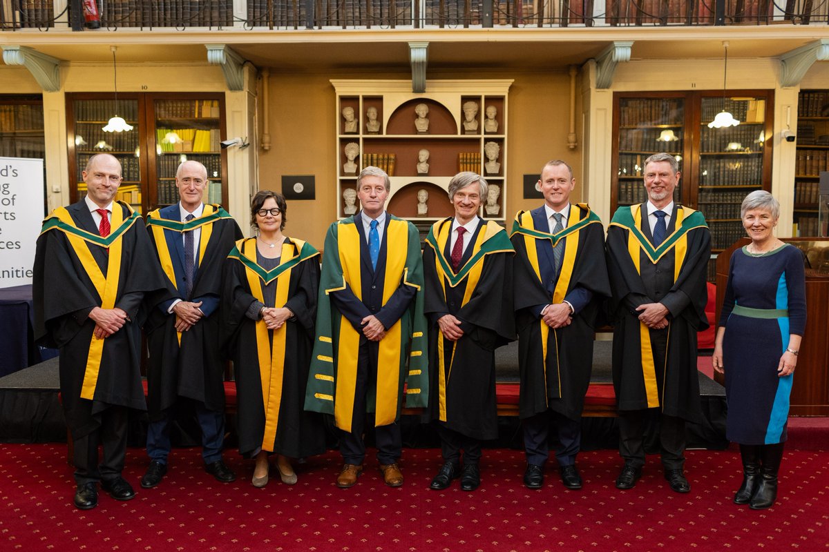 In case you missed it, Profs Ortwin Hess, Poul Holm, Brendan Kelly, Daniel Kelly, Brian Lawlor & Eve Patten have been admitted to the @RIAdawson for their exceptional contributions to the sciences, humanities and social sciences. Read here: tcd.ie/news_events/ar…