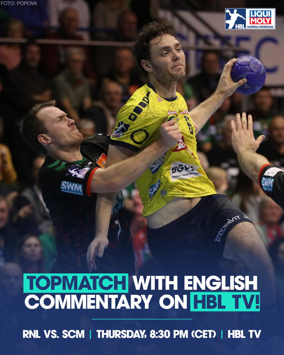 <a href="/SCMagdeburg/">SC Magdeburg</a> can win the championship on Thursday ‼️ You don´t want to miss this, but you have no TV rights in your country❓No problem, you can watch all games on HBL TV 🤩🎥 hbl-tv.com/de english commentary by <a href="/PaulBray9/">Paul Bray</a> 🎤