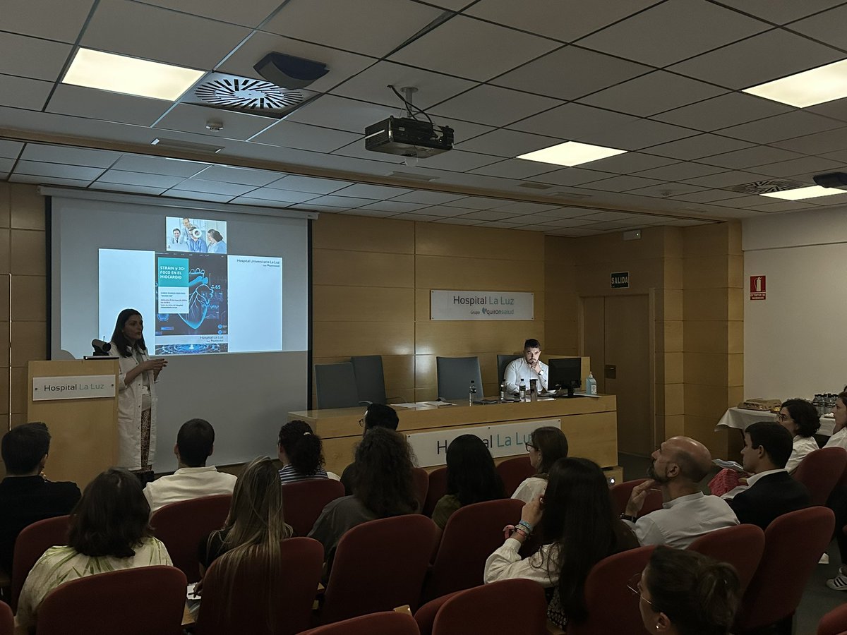 Comienza el curso teorico práctico Strain y 3D: Foco en el Miocardio organizado  por las unidades <a href="/UICARValvu/">UICAR Unidad de Valvulopatías</a> y <a href="/UICARicardiaca/">UICAR Unidad de Imagen Cardiaca</a> de la #UICAR

<a href="/Hospital_LaLuz/">Hospital La Luz</a> 
<a href="/sandy_carbonell/">Alejandra Carbonell San Roman</a> 
<a href="/geletebarrio/">geletebarrio</a> 
@GEHealthCare_ES 
Dra. María del Mar Pérez Gil