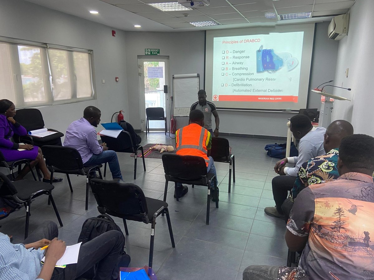 AGLeventisPlc's tweet photo. At A.G. Leventis, the well-being of our staff is paramount. Last week, we took a significant step in ensuring their safety and preparedness by having some of our tribe members trained and certified by the RED-CROSS Organization.
#SafetyFirst #Training
#Agleventis https://t.co/4DflweuNRY