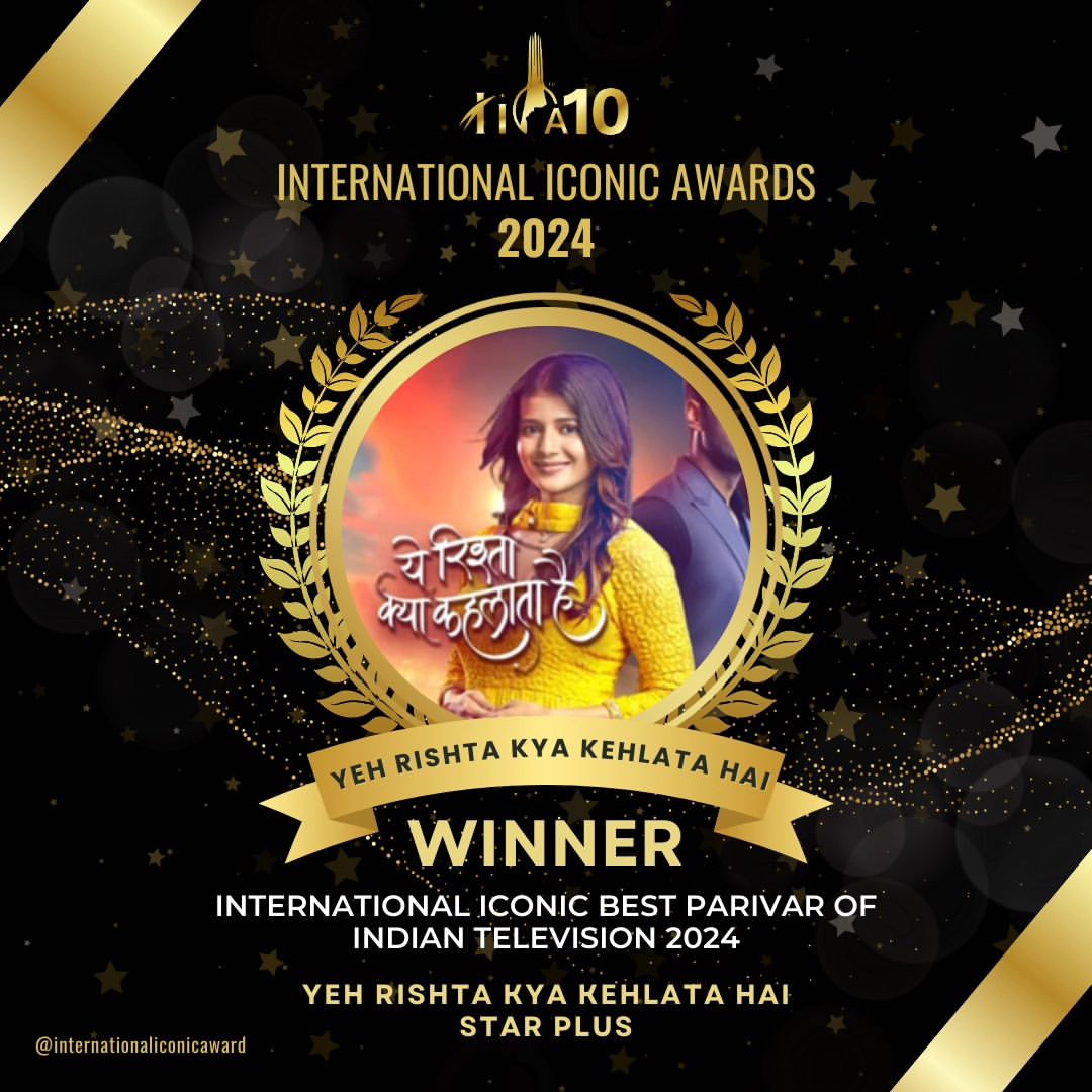 YRKKH 4 got International Iconic Best Parivaar Award 2024

Heartiest Congratulations to the whole team ❤

•| #SamridhiiShukla | #Samridhiians
#AbhiraSharma | #yrkkh #yrkkh4 #iia10 •|