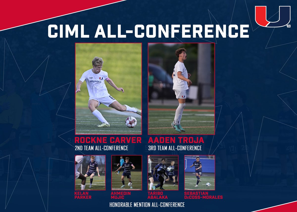 𝐁𝐎𝐘𝐒 𝐒𝐎𝐂𝐂𝐄𝐑 𝐀𝐋𝐋-𝐂𝐎𝐍𝐅𝐄𝐑𝐄𝐍𝐂𝐄 𝐓𝐄𝐀𝐌

The Urbandale J-Hawk Boys had 2⃣ players named to the CIML All-Conference team, and 4⃣ named to the Honorable Mention team!

Congratulations on outstanding seasons!

#JHawkNation #iahssoc <a href="/JHawkBoySoccer/">UHS Boys Soccer</a>