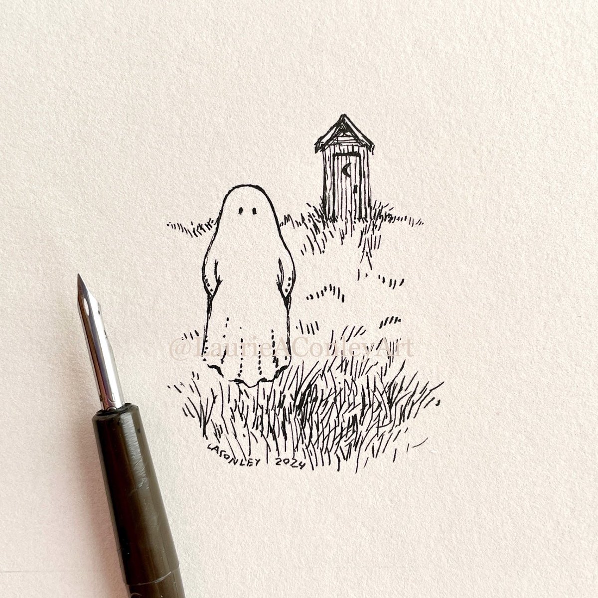 Across the veil at the……outhouse?!?👻
