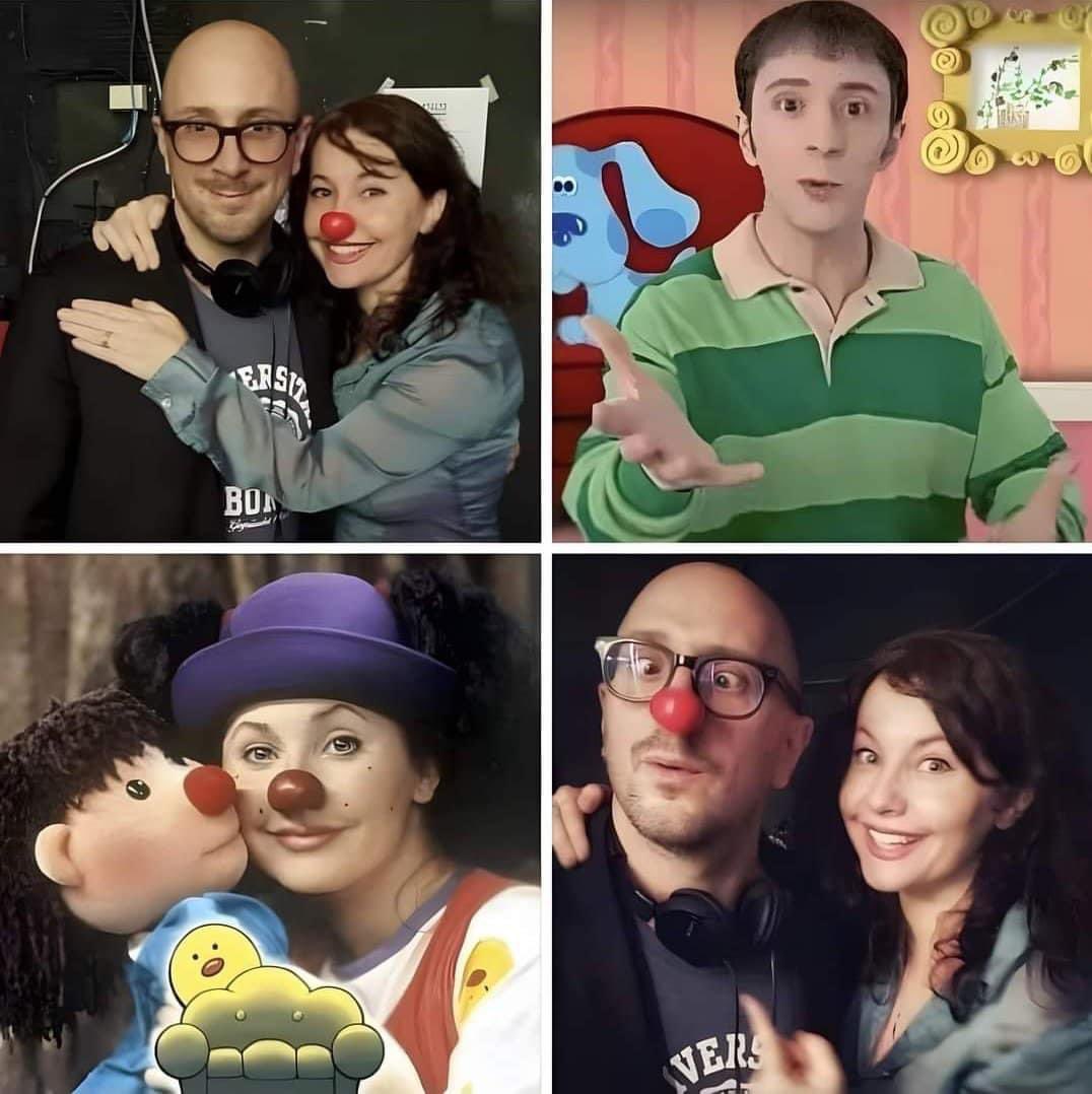 TRAPG4RL's tweet image. How old were you when you realized that Steve from &quot;Blues Clues&quot; married Loonette the clown from &quot;Big Comfy Couch&quot;?