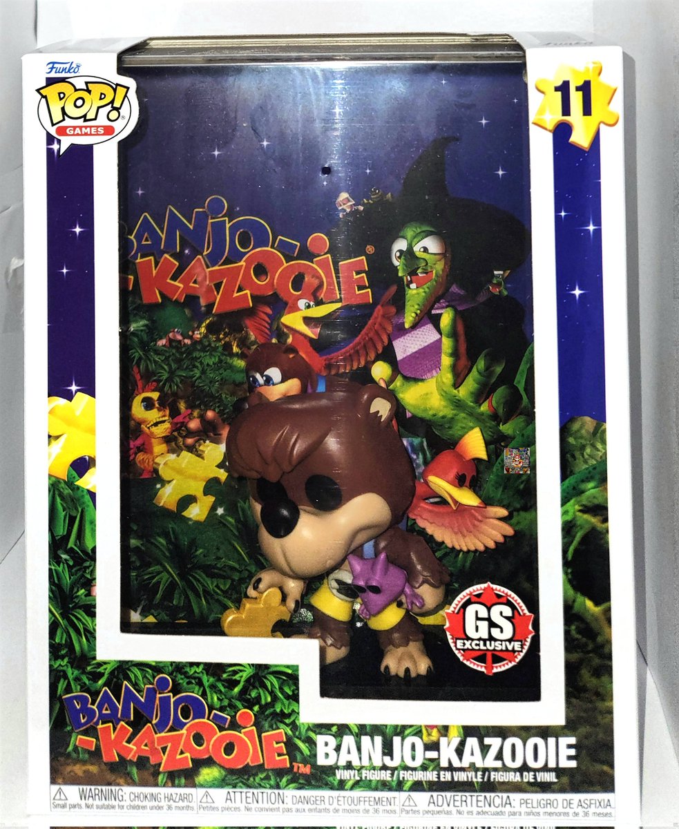 Mid-week Mail Call!🎮🪕🦚 🗣Canadian sticker fans! Possible first in hand look @ Banjo-Kazooie #GameStop exclusive Game Cover🍁 This is a sick piece!!🤩😱 Wishing everyone a great Wednesday! Love to all 🫶 #FunkoFamily #FunkoPop #FunkoFunatic #FunkoFam #BanjoKazooie #Nintendo