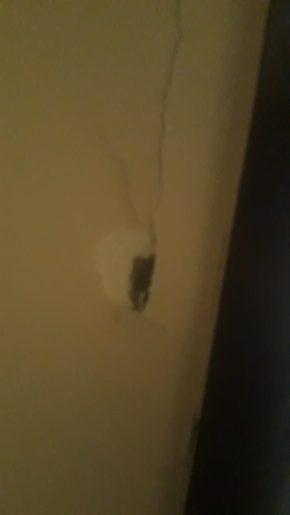 Such is the quality of construction by <a href="/gaursons_india/">Gaurs Group</a> &amp; <a href="/OfficialNBCC/">NBCC (India) Limited</a> that a medium-severity thunderstorm tore the entire wall apart! Does this not pose a threat to the resident's lives.Request <a href="/OfficialNBCC/">NBCC (India) Limited</a> to take cognisance of the matter &amp; take necessary action.#Terracehomes