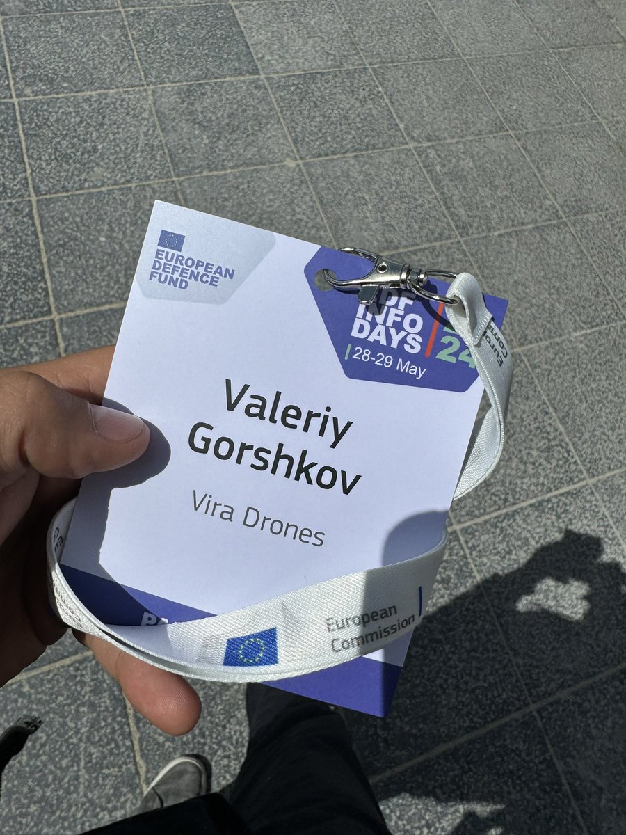 Valerius_G's tweet photo. The European Defense Fund (EDF) 2024 event!

I participated in the European Commission  Information Day and Networking Event for the EDF 2024 Calls for Proposals. Very informative and interesting for future R&amp;D support https://t.co/FAKEbKOASL
