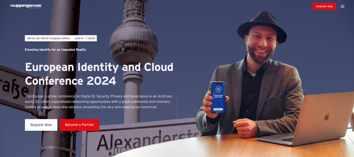 Next week the digital #identity community will meet in #Berlin for the European Identity and Cloud Conference #EIC24. 

I have the opportunity to share my experience from 30+ ID-Wallet pilots with <a href="/lissi_id/">Lissi</a> and provide a practical guideline for the 🇪🇺📲 #EUDI #Wallet