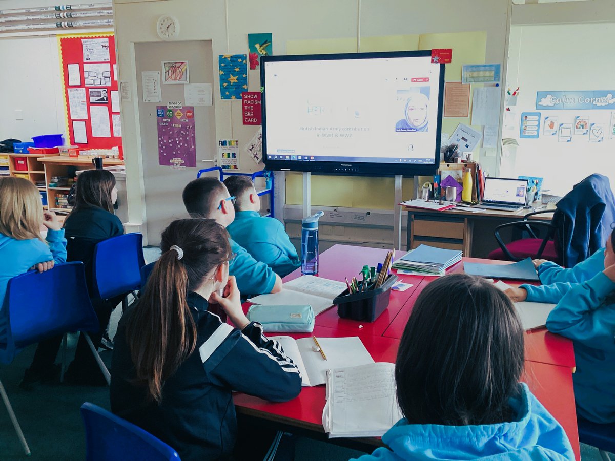 A gr8 afternoon earlier this month giving an online talk to the P7 pupils of Falla Hill PS re role of #BritishIndianArmy, #ForceK6 & Gian Singh VC. Lots of pics shown & Gr8 Qs asked by the pupils! For teachers see our digital school resource: colourfulheritage.com/projects/schoo……
@race_west