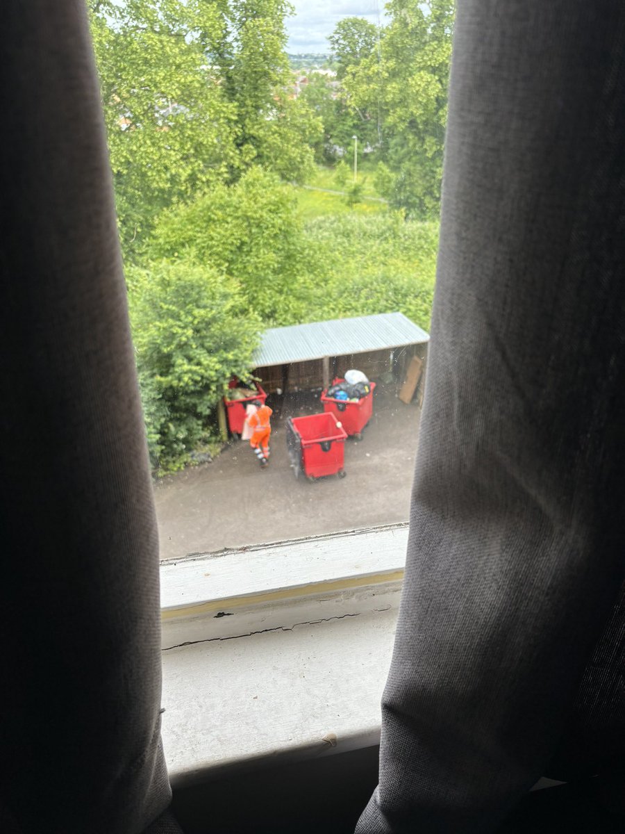 imakethisgood's tweet photo. Hey @Biffa I’ve seen this happen a few times but finally managed to get video &amp; photos. Why are your staff taking things out of bins and then fly-tipping them in our hedge? https://t.co/wbzYg9HahB