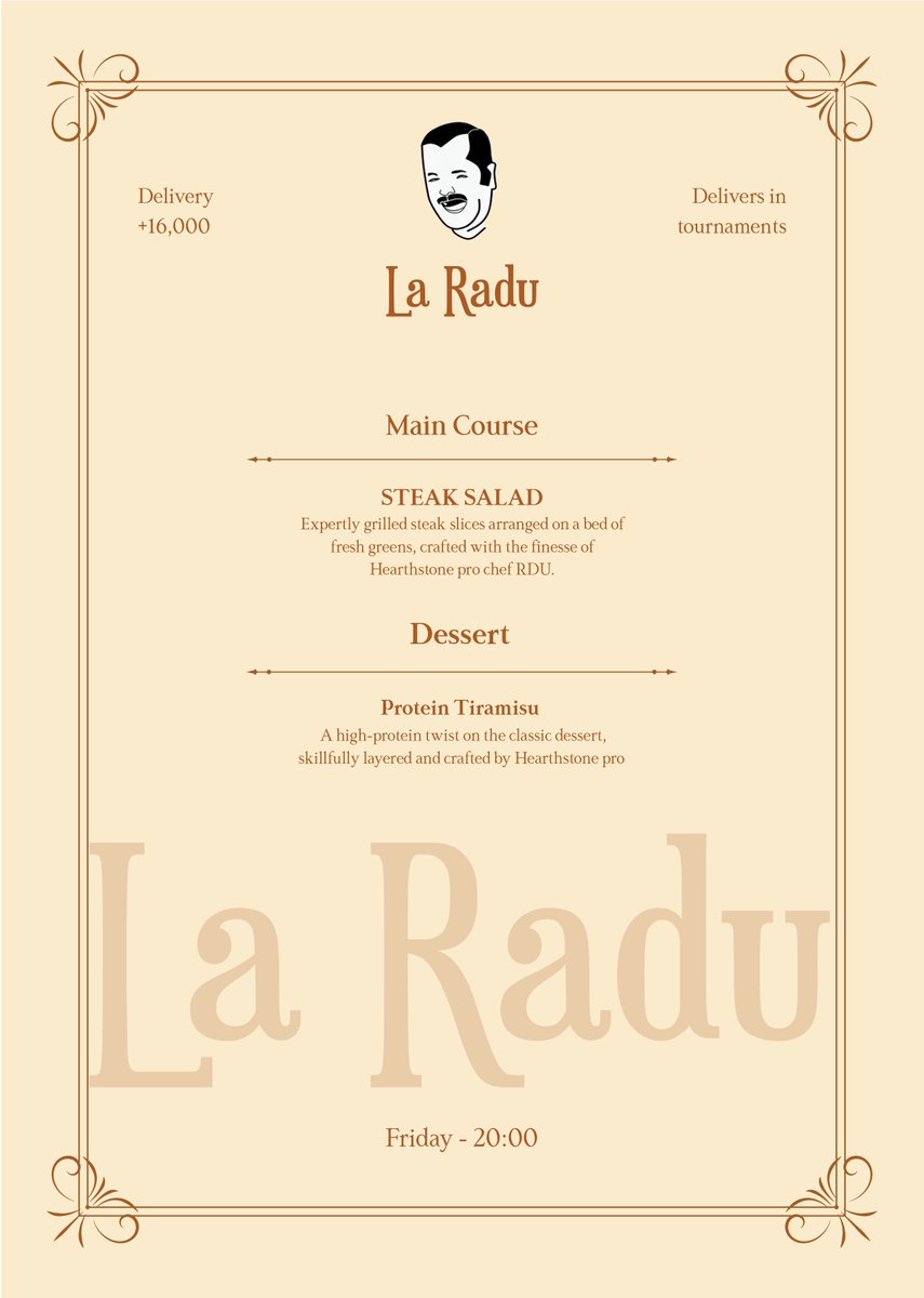 Cooking stream, this Friday!