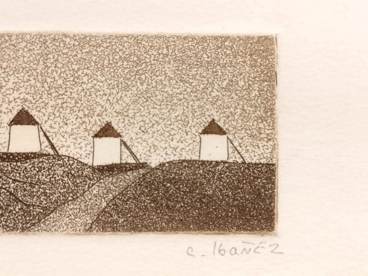 Una de les obres que podeu veure a l'itinerari de l'exposició «Donacions 2012-2022», dins la col·lecció permanent, és el paisatge de 'La Mancha' que ens presenta Concha Ibáñez en un dels seus gravats sobre paper que es podrà visitar fins al 30 de juny.

#MuseuMontserrat