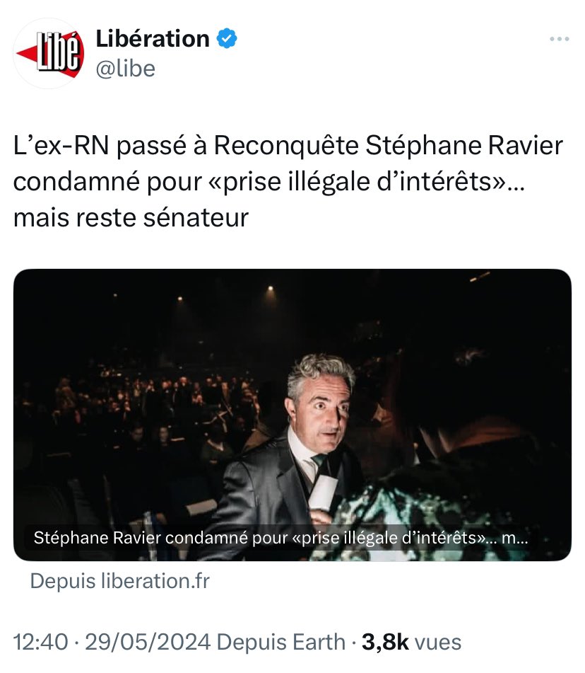 Pour l’exemplarité, on repassera… liberation.fr/politique/step…