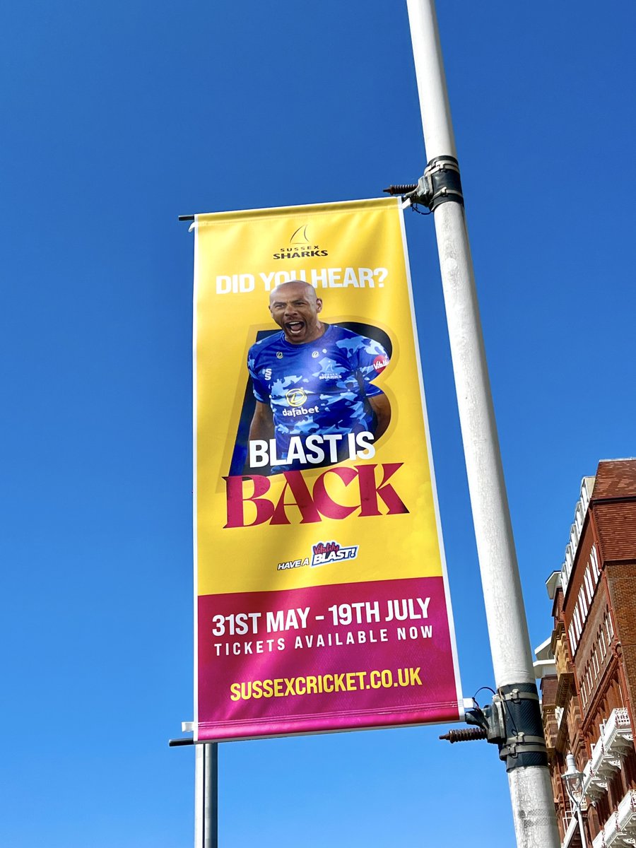 OandG's tweet photo. Vitality Blast takes off this Friday! 🚀 And our ticket sales campaign for @SussexCCC is now live! 🙌 #gosbts https://t.co/4QfZzydCUq