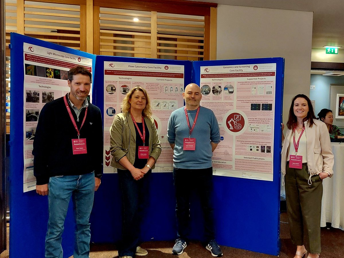 Delighted to attend the #FutureResearch Day today, to showcase the <a href="/uniofgalway/">Ollscoil na Gaillimhe | University of Galway</a> Core Facilities, where we support researchers from <a href="/GalwayCMNHS/">University of Galway CMNHS</a> and <a href="/STEM_Galway/">STEM at University of Galway</a>.