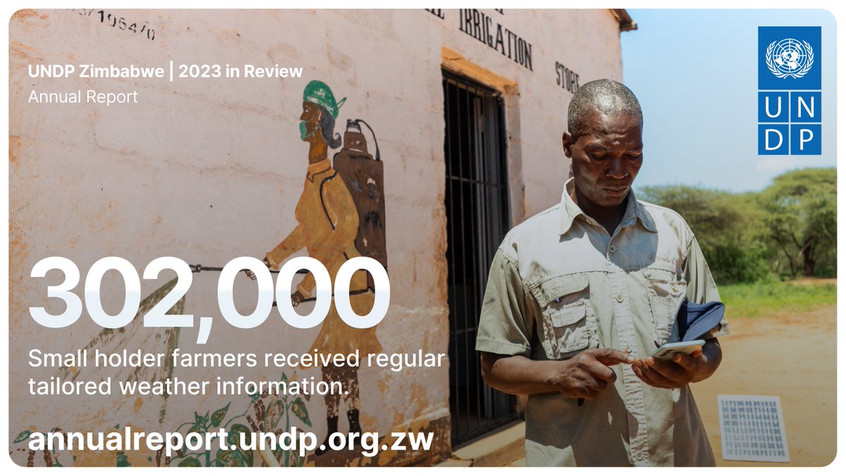 Did El Niño throw a spanner in the works last year? Not for these 302,000 farmers who got tailored forecasts. Coupled with training in climate smart practices, many were able to reduce the impact of this disruption - thanks to @theGCF. Read more: 🟢 bit.ly/DoubleDownRepo…