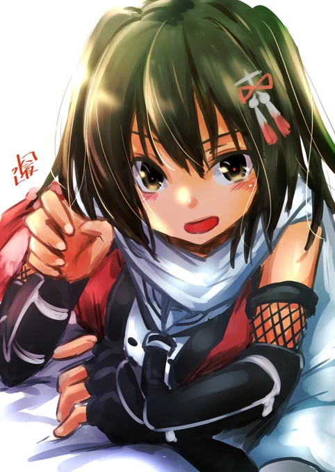 #これを見た人は赤が入ってる画像を貼れ赤と聞いてまず浮かんだのが川内さんだった 