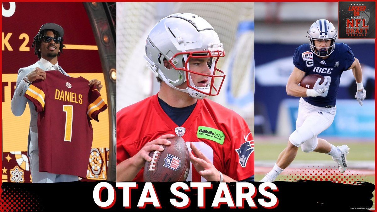 LO_NFLDraft's tweet photo. 🚨New Pod Alert🚨

OTA Road Trip

🔴Jayden Daniels shining for Commanders
🔴Drake Maye's path to starting
🔴Luke Mccaffrey soon-to-be WR3 in Washington?

#YourTeamEveryDay| #NFLDraft| #2024NFLDraft| #NFLTwitter

Listen: https://t.co/5AJHaXYelw https://t.co/al1u5Cqbf0