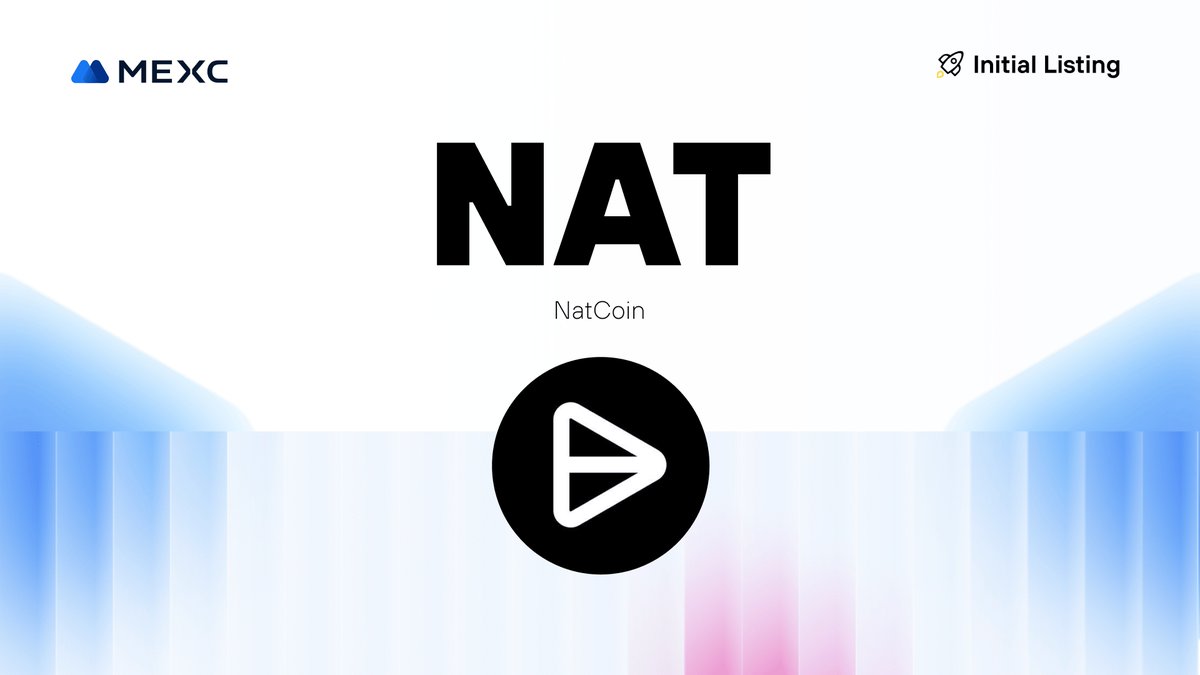 MEXC's tweet photo. We're thrilled to announce that the @NATCOIN_ERC20 Kickstarter has concluded and $NAT will be listed on #MEXC!   

🔹Deposit: Opened  
🔹NAT/USDT Trading in Innovation Zone: 2024-05-29 13:00 (UTC)  

Details: https://t.co/gvvmZapHBf https://t.co/9uw4sU8wbC