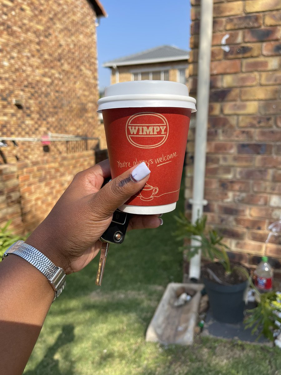 Oksalayo30Sept's tweet photo. Done and dusted, collected my @wimpy_sa coffee.

 #SAelection2024 https://t.co/Ok7Y5lyA3O