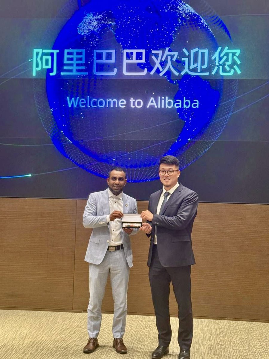 Thank you, Mr. Zoran Zhuang, Vice President of Alibaba Group and CEO of Fliggy, for hosting us at Alibaba HQ in Hangzhou this morning. We look forward to partnering with Fliggy to enhance Maldives tourism and develop exceptional travel experiences for our visitors.